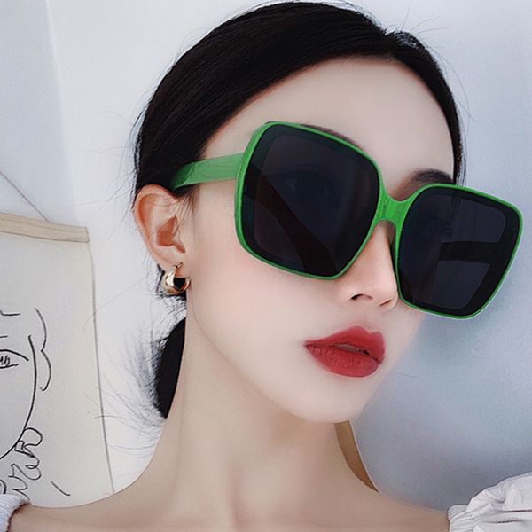 designer fashion sunglasses for women high street versatile square frame new summer products, White;black
designer fashion sunglasses for women high street versatile square frame new summer products, White;black