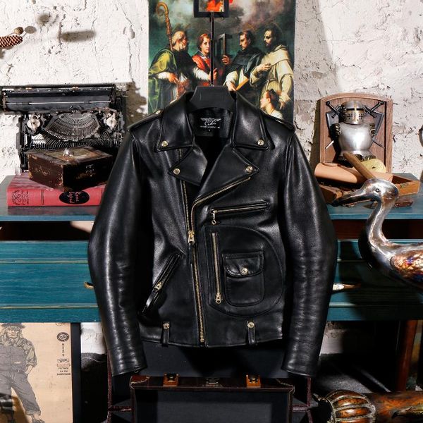 men's leather & faux cdj-24 asian size super heavy genuine italian cow slim classic cowhide stylish rider jacket, Black
men's leather & faux cdj-24 asian size super heavy genuine italian cow slim classic cowhide stylish rider jacket, Black