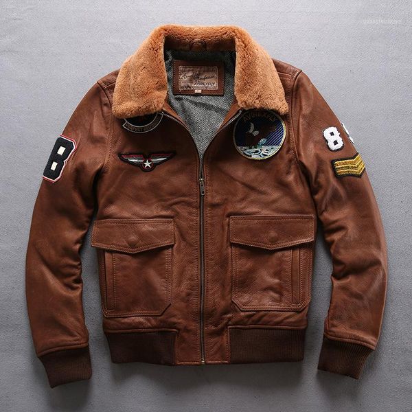 men's leather & faux force 2021 flight air coat vintage fur collar soft sheepskin motorcycle jacket warm bomber jackets autumn winter c, Black
men's leather & faux force 2021 flight air coat vintage fur collar soft sheepskin motorcycle jacket warm bomber jackets autumn winter c, Black