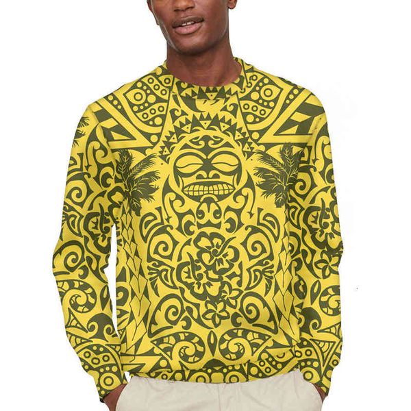 men's hoodies sweatshirts polynian national style pullover sweater round neck personalized long sleeve, Black
men's hoodies sweatshirts polynian national style pullover sweater round neck personalized long sleeve, Black