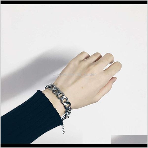 other bracelets jewelry drop delivery 2021 thick exaggerated chain hollow out simple solid color versatile mens bracelet stainless steel nxv, Golden;silver
other bracelets jewelry drop delivery 2021 thick exaggerated chain hollow out simple solid color versatile mens bracelet stainless steel nxv, Golden;silver