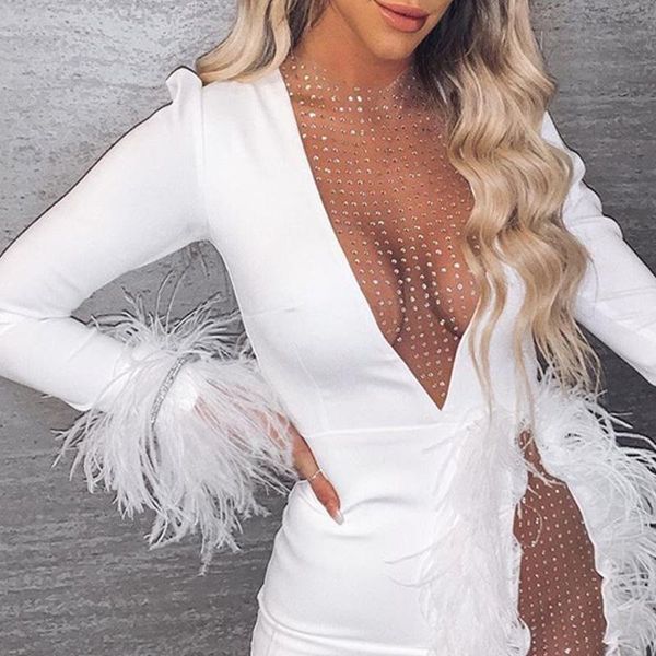 casual dresses women v neck lace patchwork sequined elegant dress long sleeve feathers mini 2021 spring fashion party, Black;gray
casual dresses women v neck lace patchwork sequined elegant dress long sleeve feathers mini 2021 spring fashion party, Black;gray