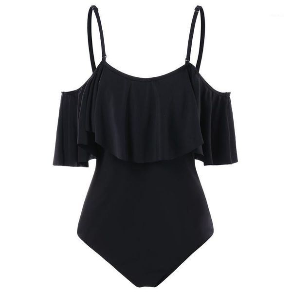 wipalo flounce cold shoulder one piece women set summer casual solid spaghetti strap padded beachwear holiday bathing suits women's tra, Gray
wipalo flounce cold shoulder one piece women set summer casual solid spaghetti strap padded beachwear holiday bathing suits women's tra, Gray