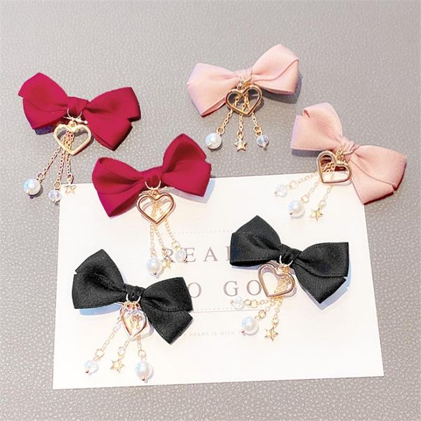 hair accessories 10pair/lot fashion girls bow heart pearls pendant clips sweet ornament hairpins kids cute gift, Slivery;white
hair accessories 10pair/lot fashion girls bow heart pearls pendant clips sweet ornament hairpins kids cute gift, Slivery;white