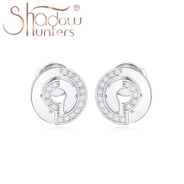 stud shadowhunters real 925 sterling silver buckle earrings special design white zircon boucles d'oreilles modern jewelry women, Golden;silver
stud shadowhunters real 925 sterling silver buckle earrings special design white zircon boucles d'oreilles modern jewelry women, Golden;silver