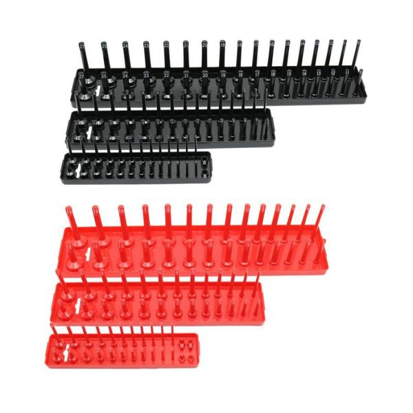 hooks & rails 3/6pcs set 1/4'' 3/8'' 1/2'' metric socket trays rack holder storage tool
hooks & rails 3/6pcs set 1/4'' 3/8'' 1/2'' metric socket trays rack holder storage tool