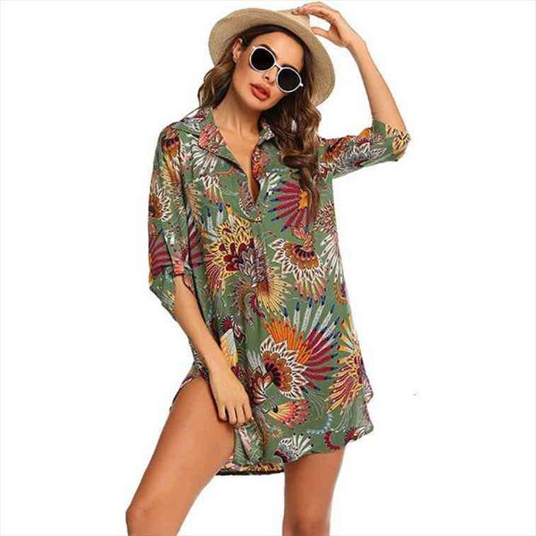 11 colors summer women leopard blouse swim cover-ups female beach boho bathing beach bikini cover up outfits, White;black
11 colors summer women leopard blouse swim cover-ups female beach boho bathing beach bikini cover up outfits, White;black