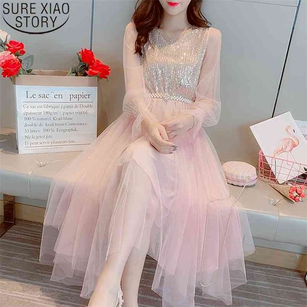 autumn mesh dress with belt sequins and pearl dresses women pink v-neck elastic high waist flare long sleeve vestidos 12025 210506, Black;gray
autumn mesh dress with belt sequins and pearl dresses women pink v-neck elastic high waist flare long sleeve vestidos 12025 210506, Black;gray