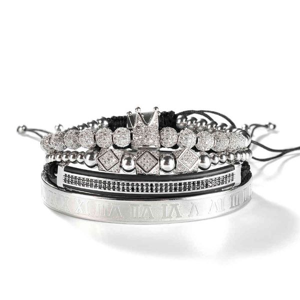 f172 bijoux luxe en gros personnalisé plaqué or 18 carats bracelet réglable ensemble homme couronne perles bracelet bracelet pour cadeaux, Black
f172 bijoux luxe en gros personnalisé plaqué or 18 carats bracelet réglable ensemble homme couronne perles bracelet bracelet pour cadeaux, Black