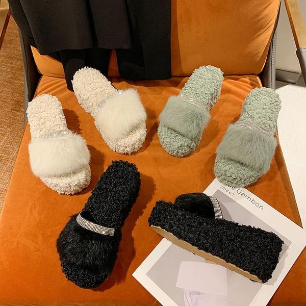 slippers shoes woman's luxury slides platform on a wedge heeled mules fur flip flops 2021 designer high plush glitter flat fashi, Black
slippers shoes woman's luxury slides platform on a wedge heeled mules fur flip flops 2021 designer high plush glitter flat fashi, Black
