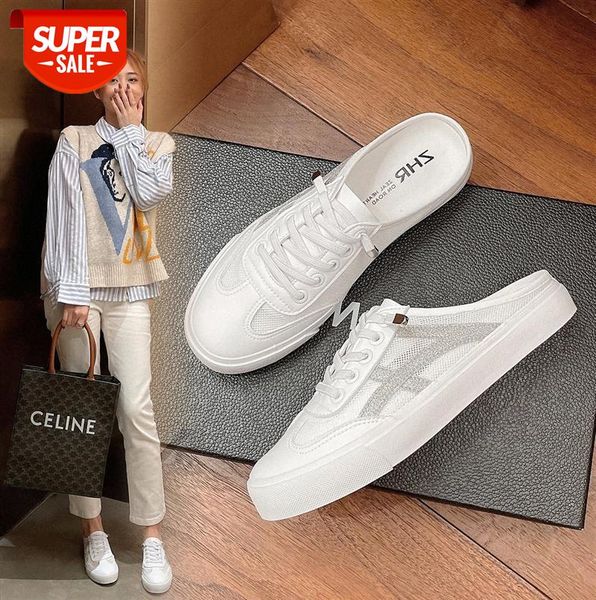 zhr baotou half slippers women's outerwear casual mesh breathable flat bottom lazy shoes #v04p, Black
zhr baotou half slippers women's outerwear casual mesh breathable flat bottom lazy shoes #v04p, Black