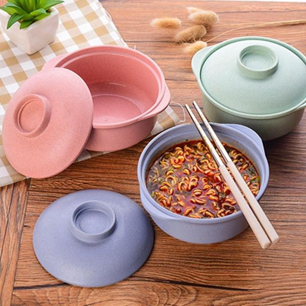 bowls instant noodle bowl with lid plastic soup rice tableware student box healthy kitchen utility tool
bowls instant noodle bowl with lid plastic soup rice tableware student box healthy kitchen utility tool