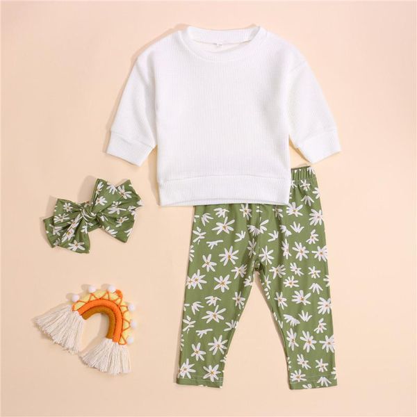 clothing sets 3pcs kids autumn tracksuit long sleeves sweatshirt casual pants hairband outfits clothes for girls 0-24 months, White
clothing sets 3pcs kids autumn tracksuit long sleeves sweatshirt casual pants hairband outfits clothes for girls 0-24 months, White