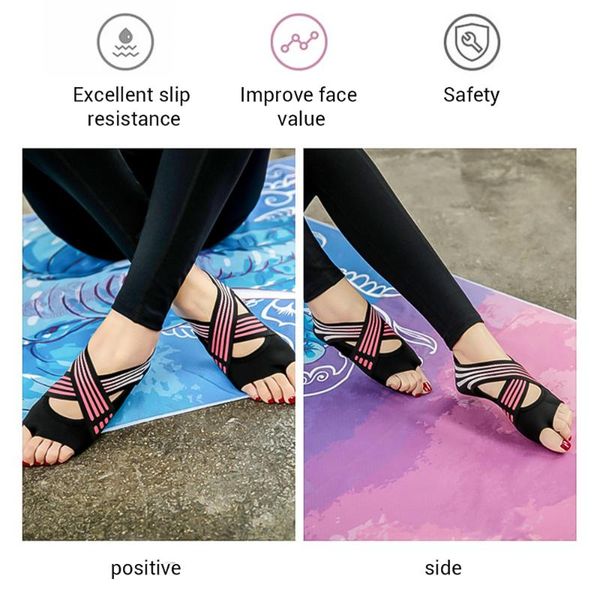 sports socks pilates dance yoga fitness five toe backless accessories indoor non-slip shoes anti-skid gym, Black
sports socks pilates dance yoga fitness five toe backless accessories indoor non-slip shoes anti-skid gym, Black