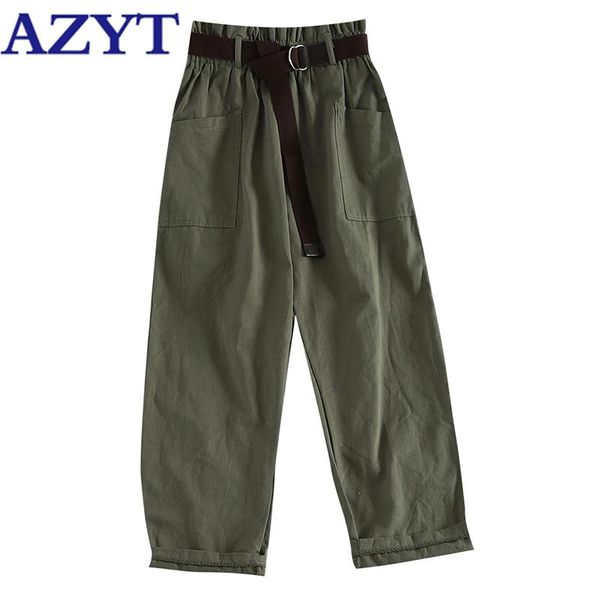 women's pants & capris azyt 2021 high waist straight women korean loose streetwear jogging solid casual cargo female, Black;white
women's pants & capris azyt 2021 high waist straight women korean loose streetwear jogging solid casual cargo female, Black;white