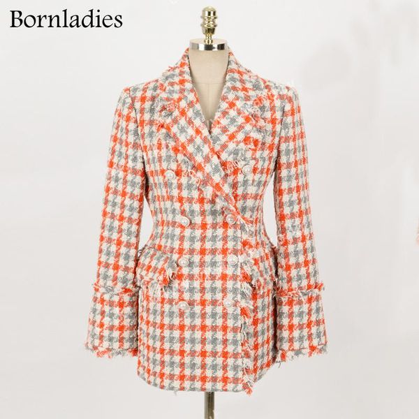 women's suits & blazers bornladies 2021 autumn women vintage houndstooth plaid blazer korean slim single-breaste jackets long sleeve co, White;black
women's suits & blazers bornladies 2021 autumn women vintage houndstooth plaid blazer korean slim single-breaste jackets long sleeve co, White;black