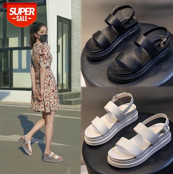 layer cowhide buckle sandals casual leather women's shoes fish mouth flat fairy style women #1n3i, Black
layer cowhide buckle sandals casual leather women's shoes fish mouth flat fairy style women #1n3i, Black