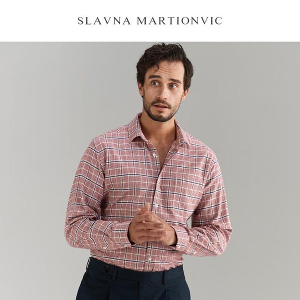 men's casual shirts slavna martinovic 2021 autumn and winter warm thick british style plaid trend shirt mens regular fit, White;black
men's casual shirts slavna martinovic 2021 autumn and winter warm thick british style plaid trend shirt mens regular fit, White;black