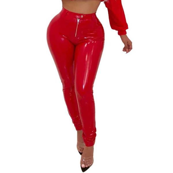 women's pants & capris rosy/red/black high elastic shinny pu leather full-length pencil front zipper details velvet inside skinny leggi, Black;white
women's pants & capris rosy/red/black high elastic shinny pu leather full-length pencil front zipper details velvet inside skinny leggi, Black;white