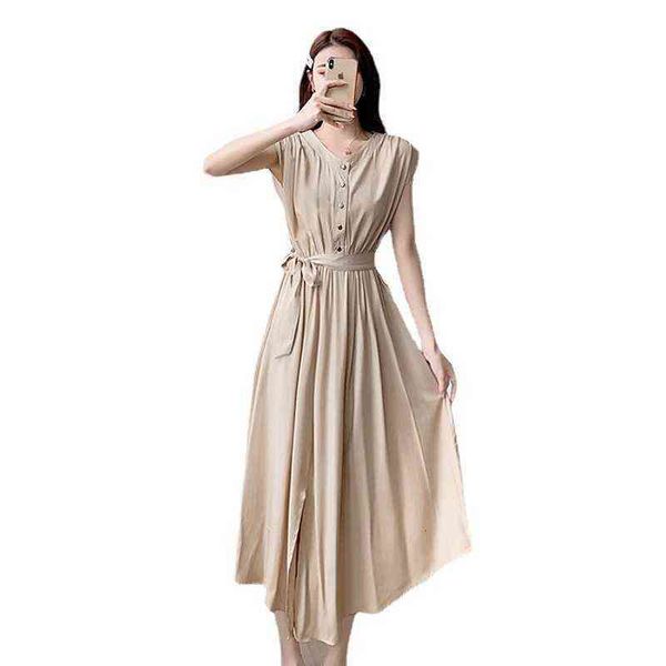 summer french 2021 british pure color dress with sweet temperament, thin waist and belt, medium length skirt, Black;gray
summer french 2021 british pure color dress with sweet temperament, thin waist and belt, medium length skirt, Black;gray