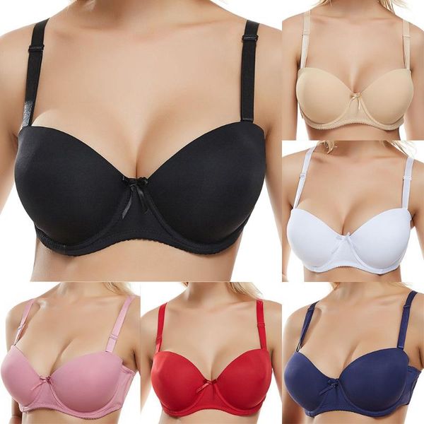 bras women summer pure color bralette bustier crop sheer padded bra #f, Red;black
bras women summer pure color bralette bustier crop sheer padded bra #f, Red;black