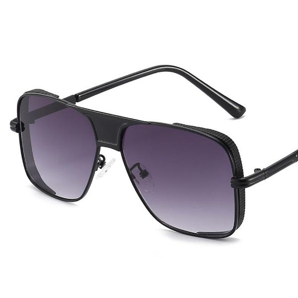 sunglasses classic metal frame men's women 2021 square oversized sun glasses men gafas uv400 retro punk eyewear, White;black
sunglasses classic metal frame men's women 2021 square oversized sun glasses men gafas uv400 retro punk eyewear, White;black