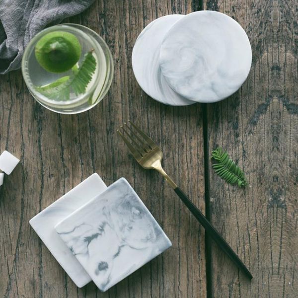mats & pads marble pattern ceramic drink coasters coffee cup for table placemats decoration accessories supplies
mats & pads marble pattern ceramic drink coasters coffee cup for table placemats decoration accessories supplies