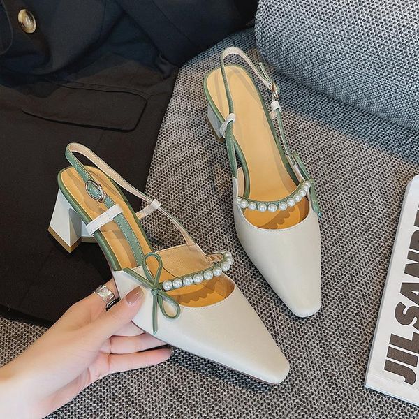 sandals women's summer style baotou bow thick heel single shoes square toe temperament high heels, Black
sandals women's summer style baotou bow thick heel single shoes square toe temperament high heels, Black