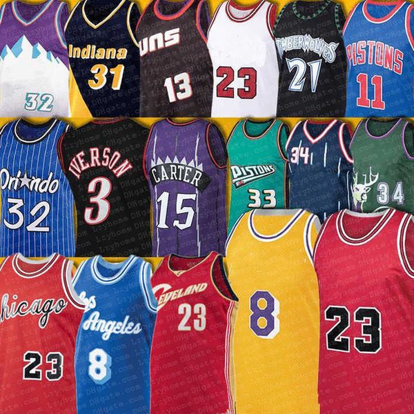 vintage vince 1 mcgrady scottie allen pippen iverson stitched basketball jerseys carter steve isaiah nash thomas hardaway john malone, Black
vintage vince 1 mcgrady scottie allen pippen iverson stitched basketball jerseys carter steve isaiah nash thomas hardaway john malone, Black