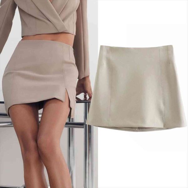 za beige summer casual office womens skirt mini elegant high waist lady fashion thin lining hem split, Black
za beige summer casual office womens skirt mini elegant high waist lady fashion thin lining hem split, Black