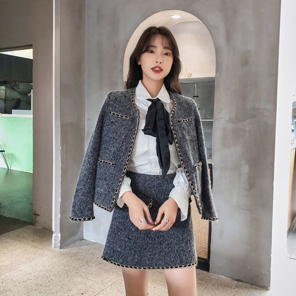 skirts woman's suit graceful jk-suit lady of the office winter elegant ladies fashion piece skirt setsmini suits, Black
skirts woman's suit graceful jk-suit lady of the office winter elegant ladies fashion piece skirt setsmini suits, Black