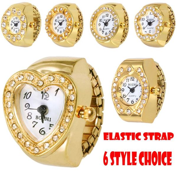 wristwatches women rings creative watch stylish jewelry dial quartz analog steel cool elastic finger ring, Slivery;brown
wristwatches women rings creative watch stylish jewelry dial quartz analog steel cool elastic finger ring, Slivery;brown