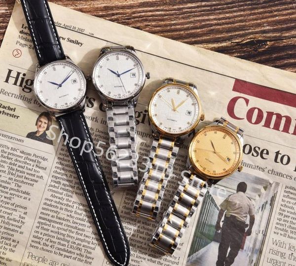 wristwatches luxury men business calendar watches fashion automatic mechanical watch sapphire clock male genuine leather wrist, Slivery;brown
wristwatches luxury men business calendar watches fashion automatic mechanical watch sapphire clock male genuine leather wrist, Slivery;brown