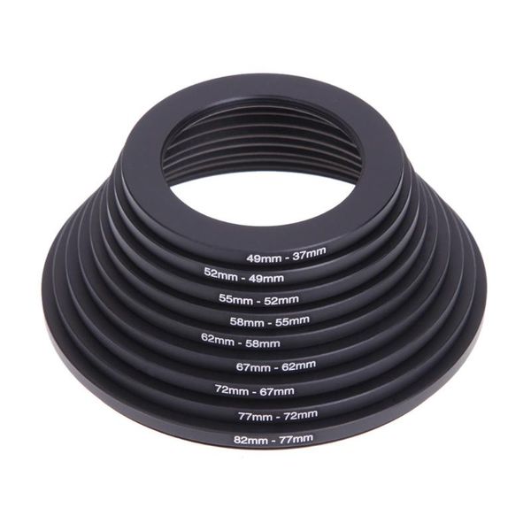 18pcs/set camera lens filter stepping metal up & down ring adapter for all dslr 37-82mm 82-37mm adapters mounts
18pcs/set camera lens filter stepping metal up & down ring adapter for all dslr 37-82mm 82-37mm adapters mounts