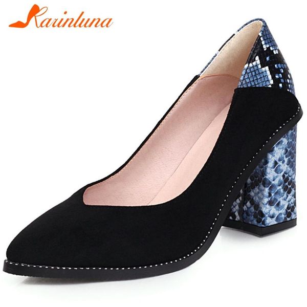 dress shoes karin ladies elegant shallow pumps fashion high block heels women spring office cool patchwork woman, Black
dress shoes karin ladies elegant shallow pumps fashion high block heels women spring office cool patchwork woman, Black
