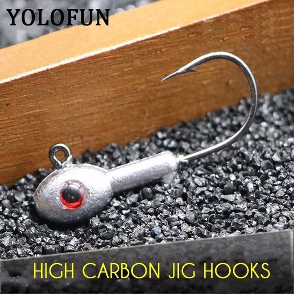 fishing hooks 5pcs/ lot 3d eye high carbon steel lead head jig hook 4g 6g 8g 10g 12g barbed soft lure
fishing hooks 5pcs/ lot 3d eye high carbon steel lead head jig hook 4g 6g 8g 10g 12g barbed soft lure