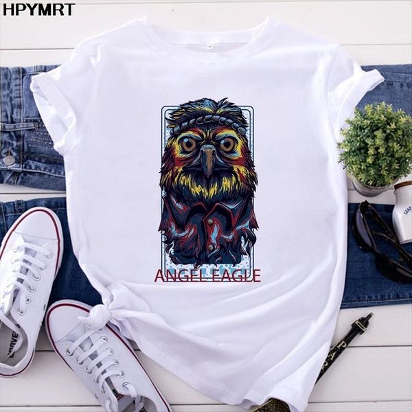 angel eagle printed harajuku retro women t shirts summer clothing fashion tee female, White
angel eagle printed harajuku retro women t shirts summer clothing fashion tee female, White