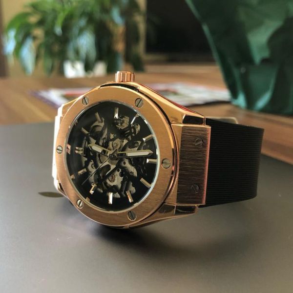 wristwatches skeleton silicone watch fashion casual men luxury men's automatic mechanical watches drop without logo, Slivery;brown
wristwatches skeleton silicone watch fashion casual men luxury men's automatic mechanical watches drop without logo, Slivery;brown