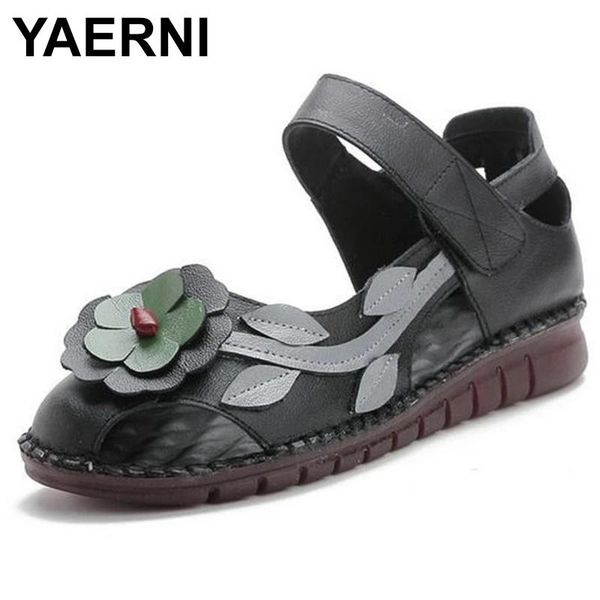sandals yaerni 2021 summer handmade leather women's shoes national style retro flower flats large size breathable flat, Black
sandals yaerni 2021 summer handmade leather women's shoes national style retro flower flats large size breathable flat, Black