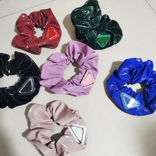 glossy leather pu morandi color hair ring large elastic rubber band iron inverted triangle letter p retro hair rope headdress for women, Pink
glossy leather pu morandi color hair ring large elastic rubber band iron inverted triangle letter p retro hair rope headdress for women, Pink