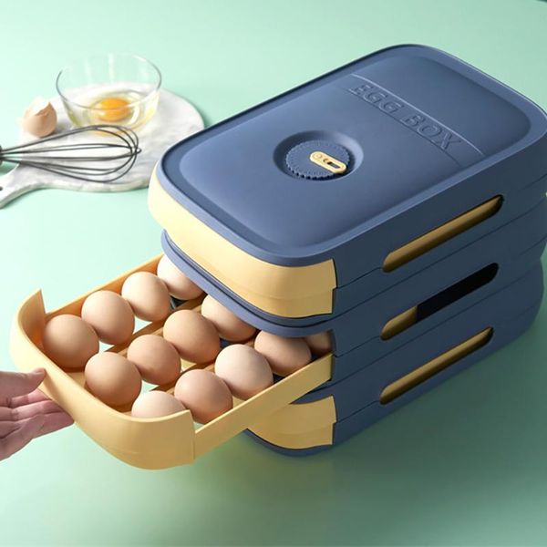 storage bottles & jars egg box kitchen drawer type refrigerator container fresh keeping dumpling household eggs holder
storage bottles & jars egg box kitchen drawer type refrigerator container fresh keeping dumpling household eggs holder