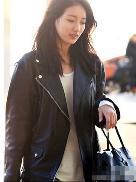 women's jackets korean style of genuine leather women biker jacket real with zipper turn down collar mainly, Black;brown
women's jackets korean style of genuine leather women biker jacket real with zipper turn down collar mainly, Black;brown