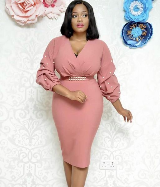 casual dresses tsxt 2021 african style women solid pink empire skinny dress deep v-neck half-sleeve waisted beading plus size, Black;gray
casual dresses tsxt 2021 african style women solid pink empire skinny dress deep v-neck half-sleeve waisted beading plus size, Black;gray