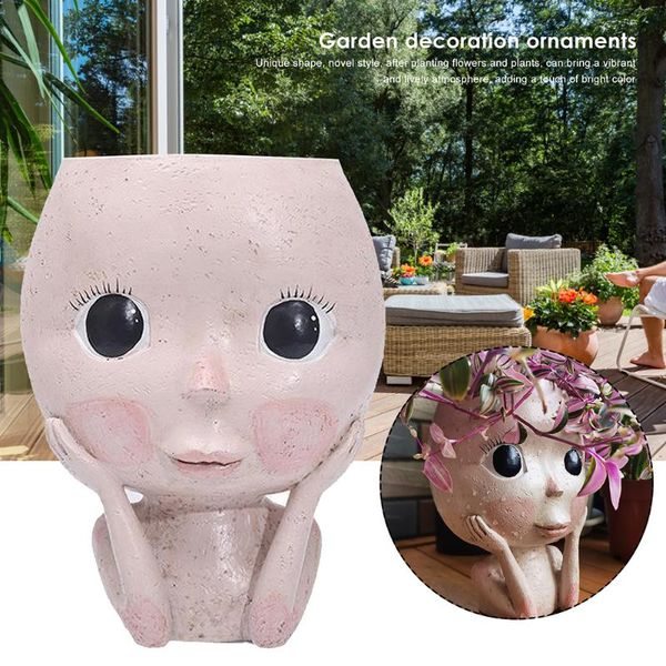vases girls face head figurine creative flower pot succulent plant resin pots garden planter home indoor ornament gift
vases girls face head figurine creative flower pot succulent plant resin pots garden planter home indoor ornament gift
