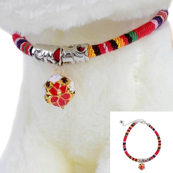 bohemia style pet cat dog collar with bell colorful neck strap extend chain for puppy cats grooming accessories 29-36cm collars & leashes
bohemia style pet cat dog collar with bell colorful neck strap extend chain for puppy cats grooming accessories 29-36cm collars & leashes