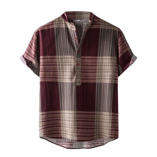 men's casual shirts incerun men striped breathable beach fashion stripe print stand neck short sleeve button turn-down shirt, White;black
men's casual shirts incerun men striped breathable beach fashion stripe print stand neck short sleeve button turn-down shirt, White;black