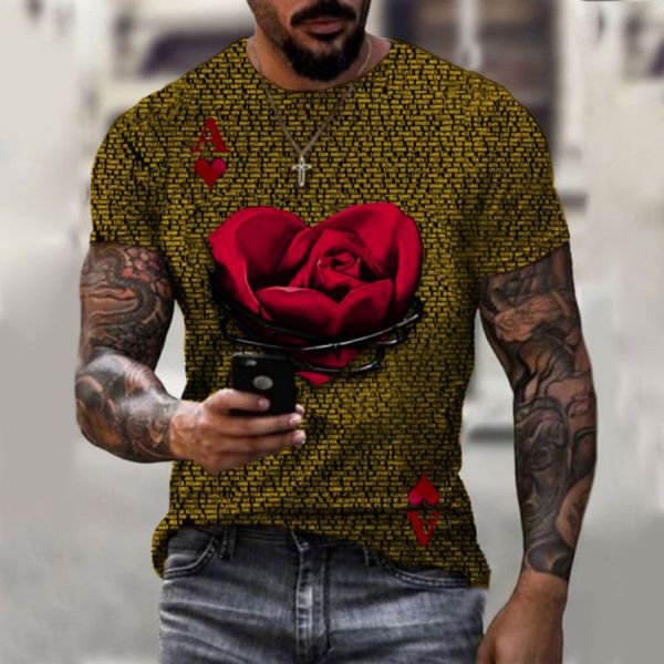 heart rose original 3d printing t-shirt unique fashion, beautiful, breathable and comfortable daily party travel visual impact gothic men�, White;black
heart rose original 3d printing t-shirt unique fashion, beautiful, breathable and comfortable daily party travel visual impact gothic men�, White;black