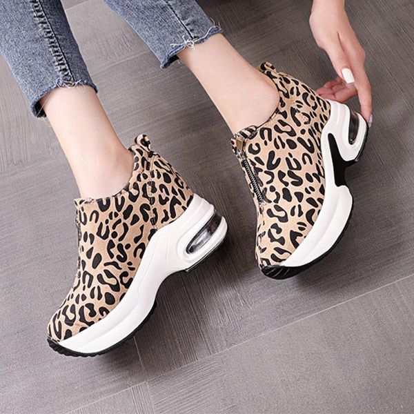 dress shoes women's leopard sneakers females height increasing wedges casual walking ladies comfort breathable thick bottom 2021, Black
dress shoes women's leopard sneakers females height increasing wedges casual walking ladies comfort breathable thick bottom 2021, Black