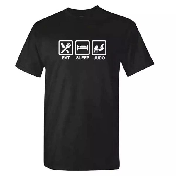 eat sleep judo tshirt - funny martial arts clothing shirt uniform gift, White;black
eat sleep judo tshirt - funny martial arts clothing shirt uniform gift, White;black