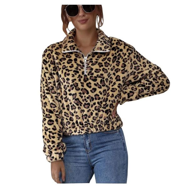 women's hoodies & sweatshirts 2021 fashion women stylish long sleeve leopard warm zipper for ladies, Black
women's hoodies & sweatshirts 2021 fashion women stylish long sleeve leopard warm zipper for ladies, Black